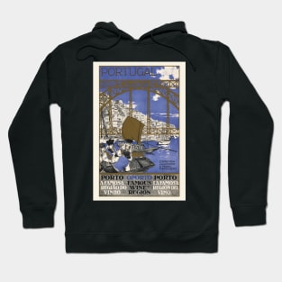 Porto Famous Wine Region Portugal Vintage Poster 1929 Hoodie